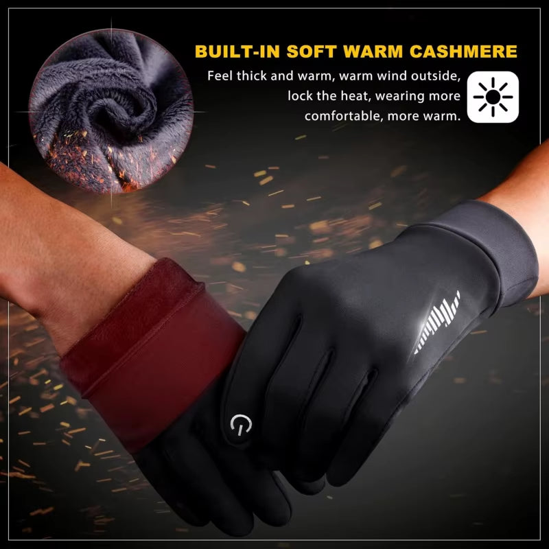 Winter Gloves Women Men Ski Snow Gloves Liner Thermal Warm Touch Screen, Suit for Running, Cycling, Biking, Hiking